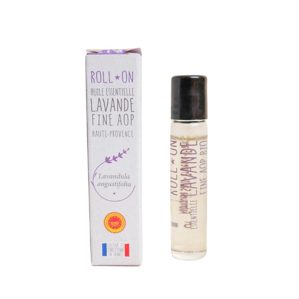 Lavendel Roll-On mit 100 % Bio-Lavendelöl aus der Provence, 5 ml – handliches Format für unterwegs, beruhigend und entspannend.