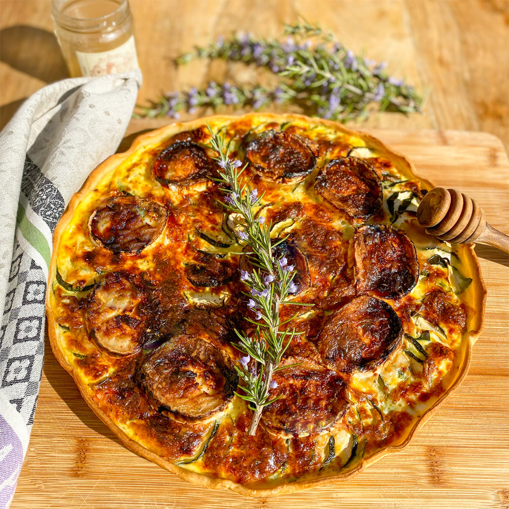 ZUCCHINI QUICHE! TYPISCH FRANZÖSISCH!