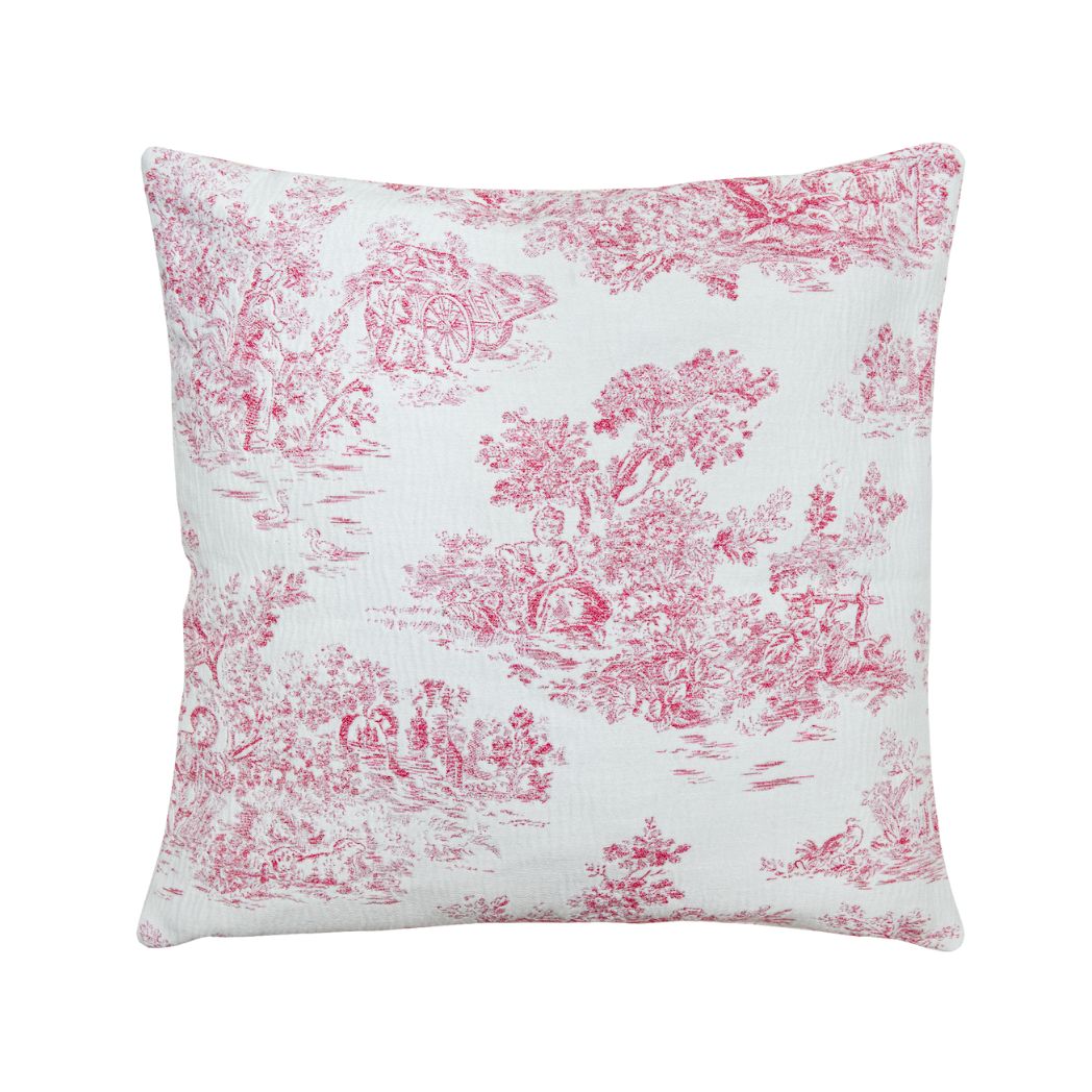 Kissenbezüge, exquisite Toile de Jouy-Kollektion – ein wahres Meisterwerk französischer Handwerkskunst!