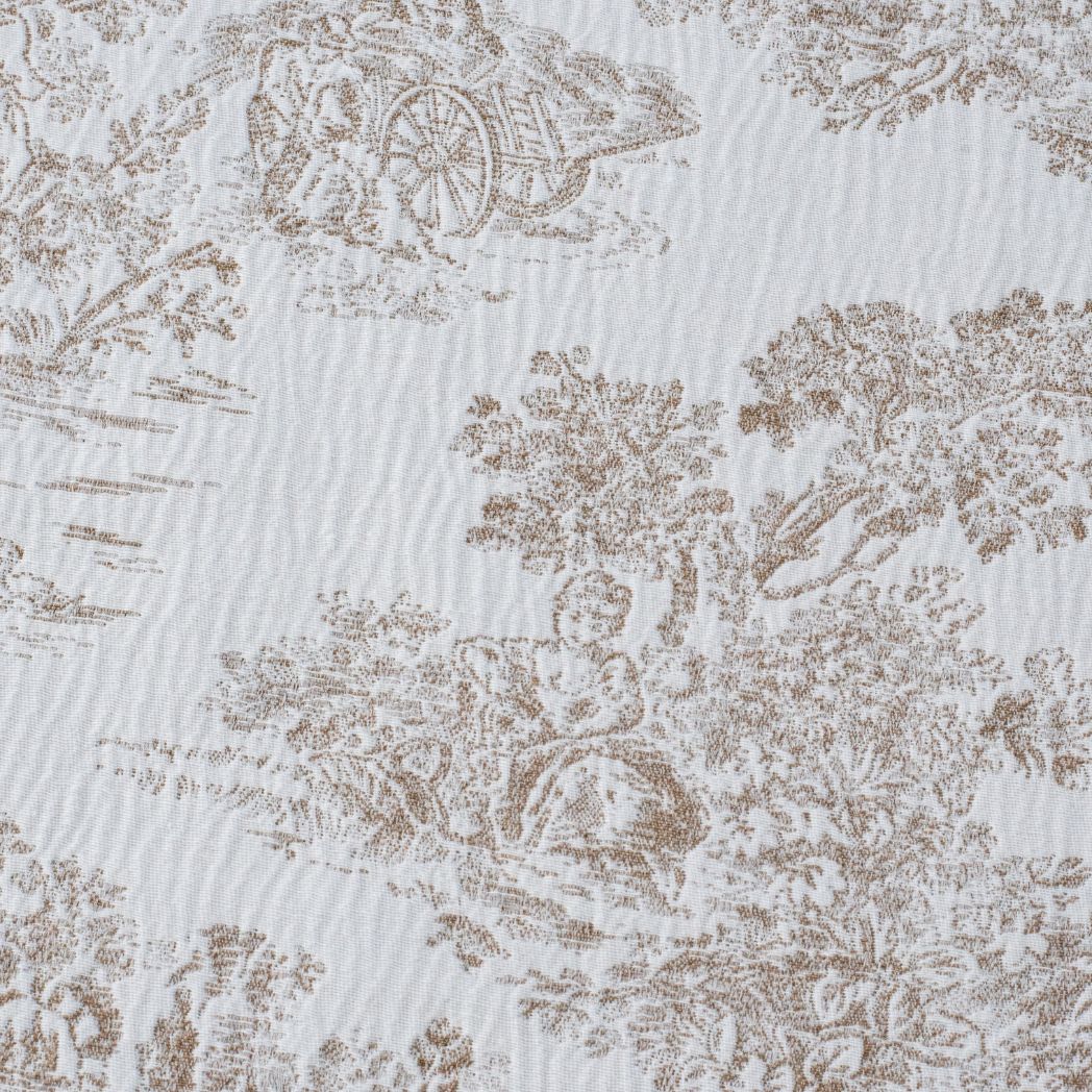 Diese Tischdecke ist Teil unserer exquisiten Toile de Jouy-Kollektion – ein wahres Meisterwerk französischer Handwerkskunst! Diese authentischen Stoffe in rein französischem Stil verleihen jedem Raum einen Hauch von Eleganz und Charme.