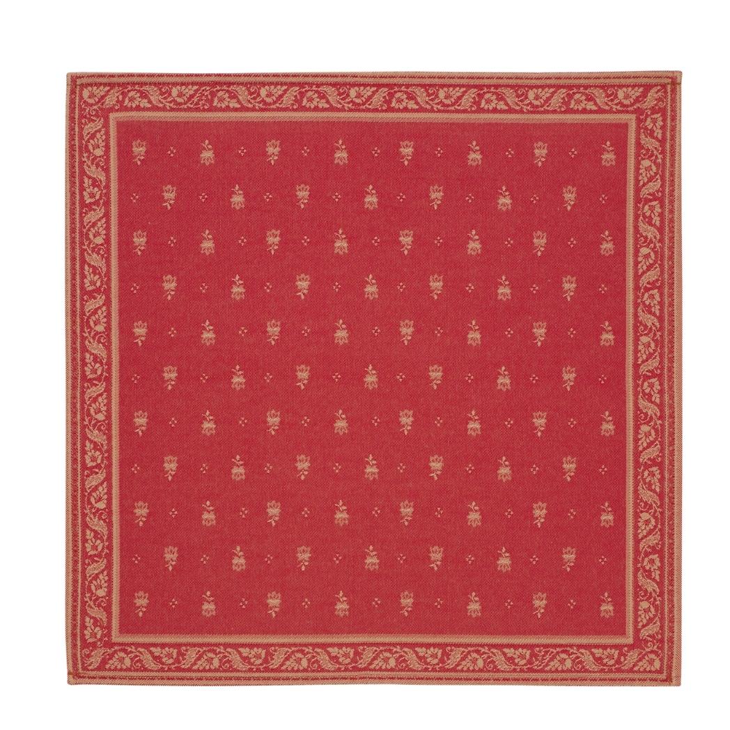 Jacquard-Serviette-rot