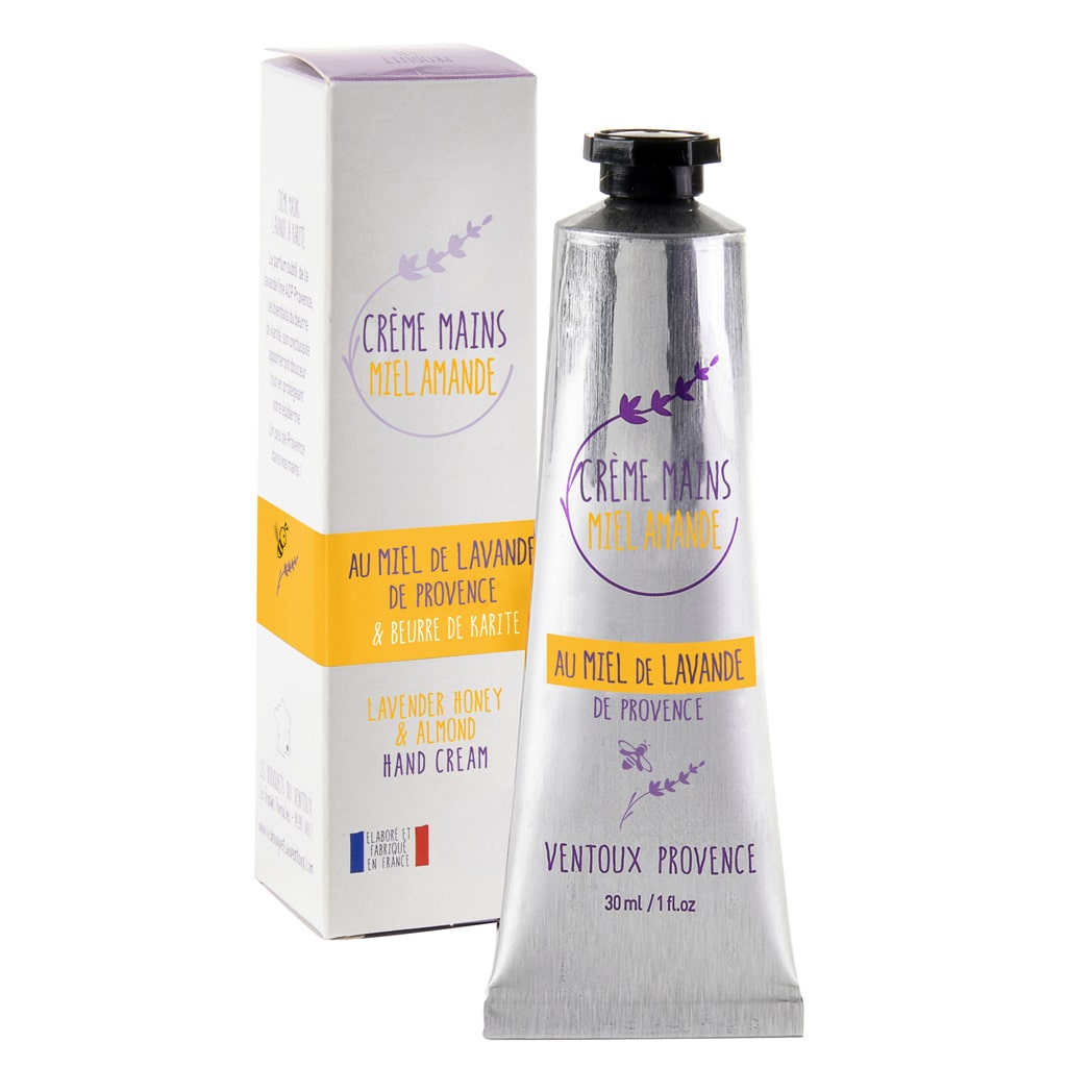 Bio Lavendel Handcreme mit Honig &  Mandelduft 30 ml. Eine Handcreme, die den wunderbaren Duft der Provence vereint und Ihre Hände weich und seidig macht!